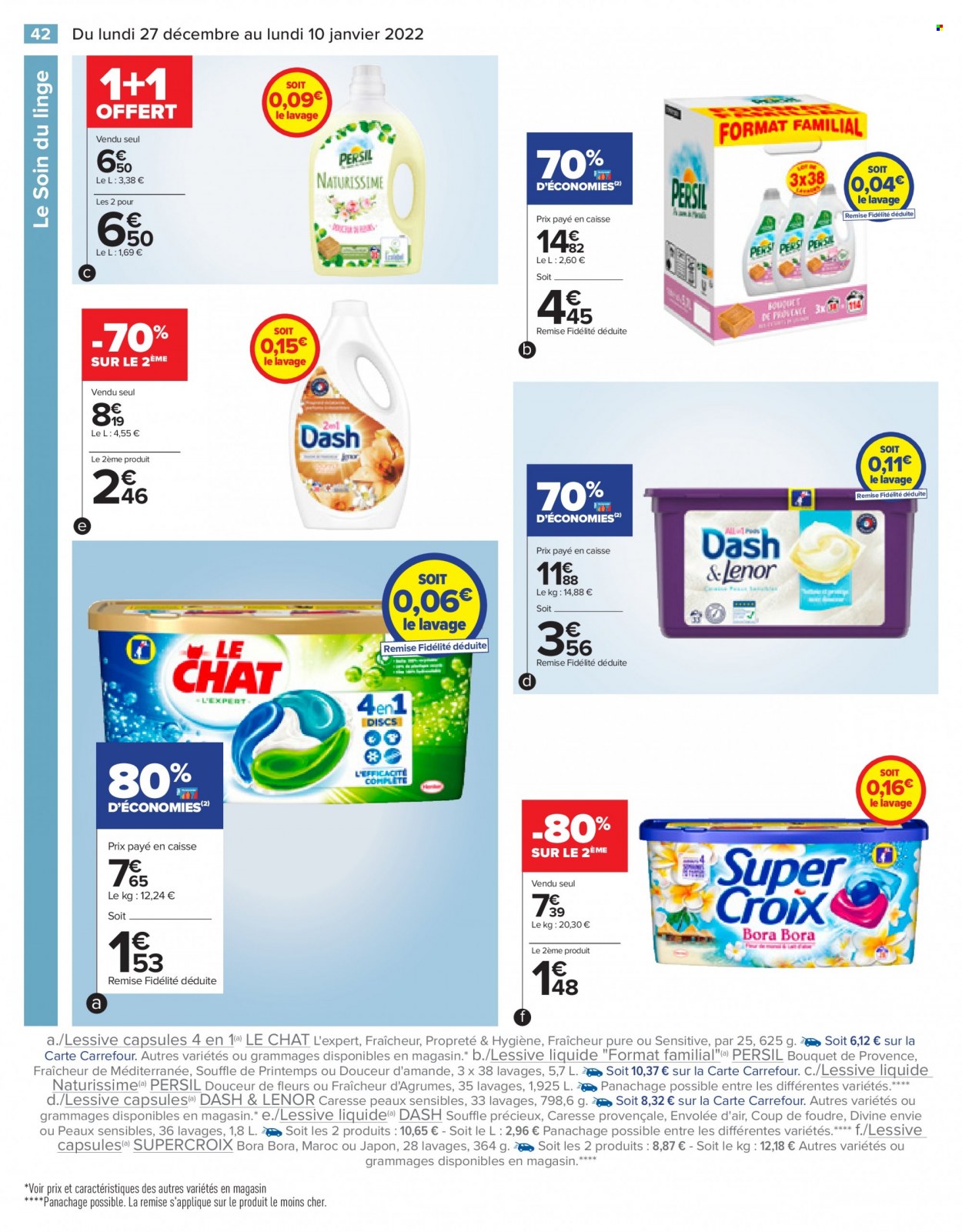 Catalogue Carrefour Hypermarchés - 27/12/2021 - 10/01/2022. Page 42