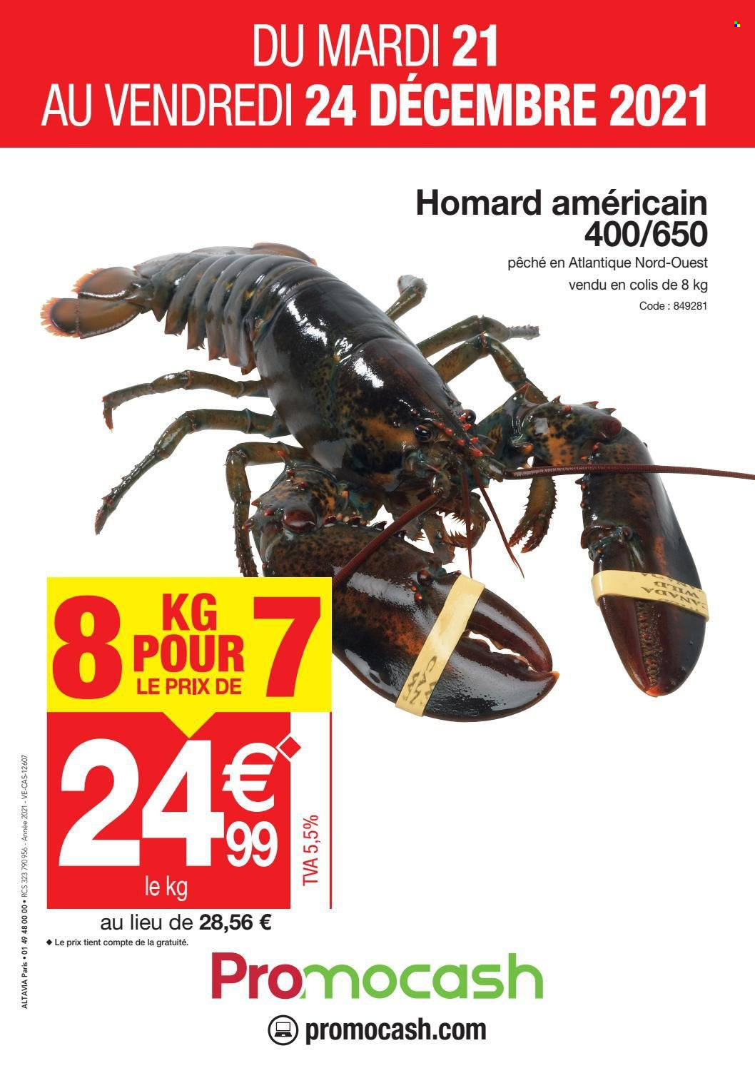 Catalogue Promocash - 21/12/2021 - 24/12/2021. Page 1