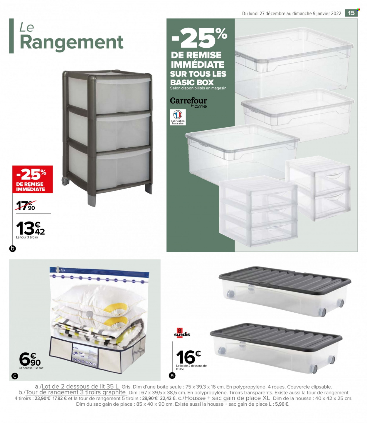 Catalogue Carrefour Market - 27/12/2021 - 09/01/2022. Page 15