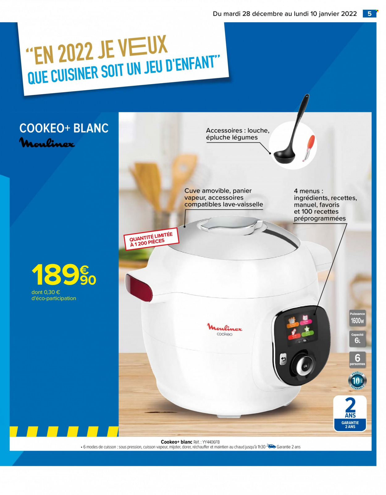 Catalogue Carrefour Hypermarchés - 28/12/2021 - 10/01/2022. Page 5