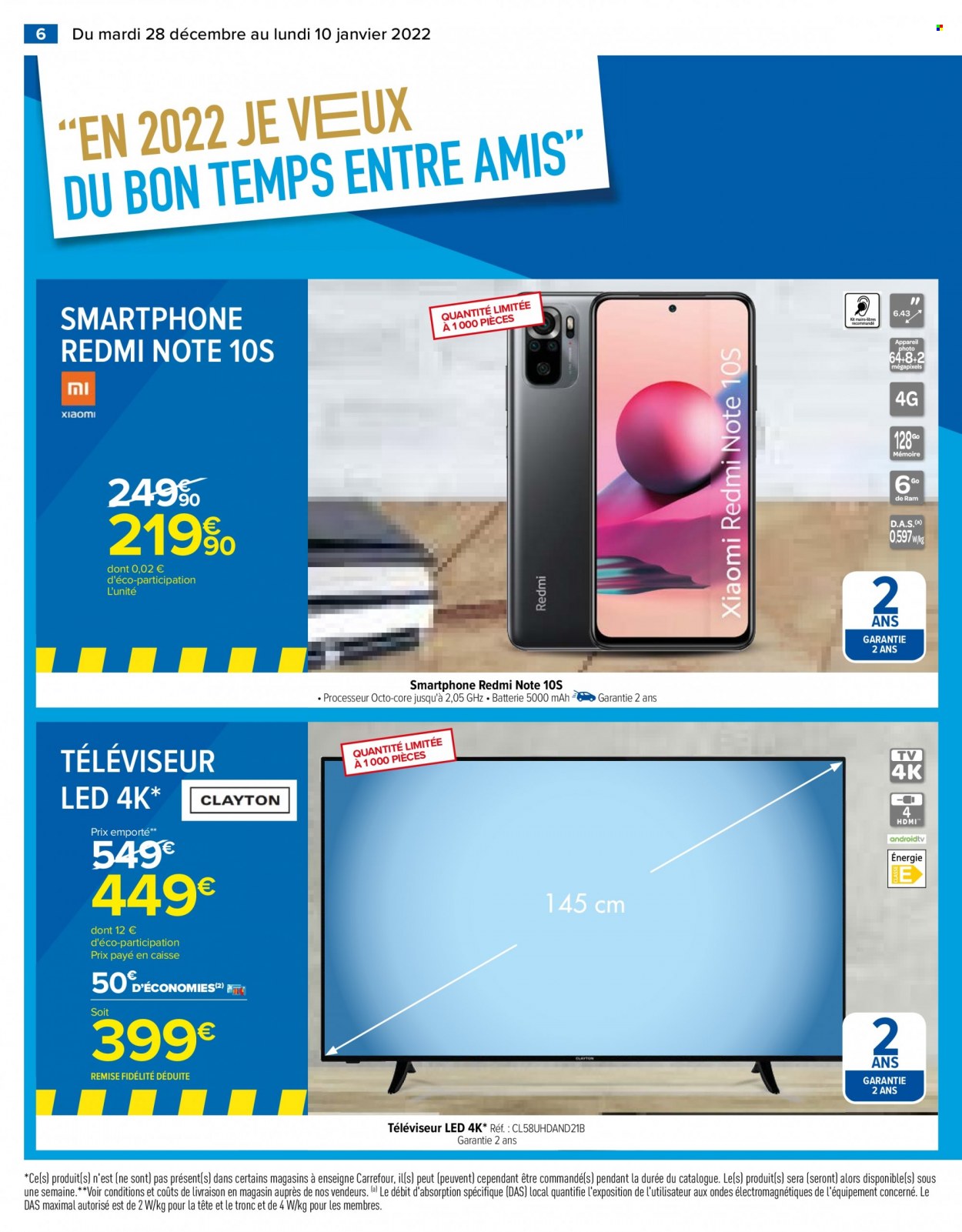 Catalogue Carrefour Hypermarchés - 28/12/2021 - 10/01/2022. Page 6