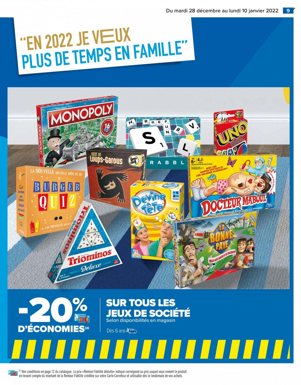 Catalogue Carrefour Hypermarchés - 28/12/2021 - 10/01/2022. Page 9