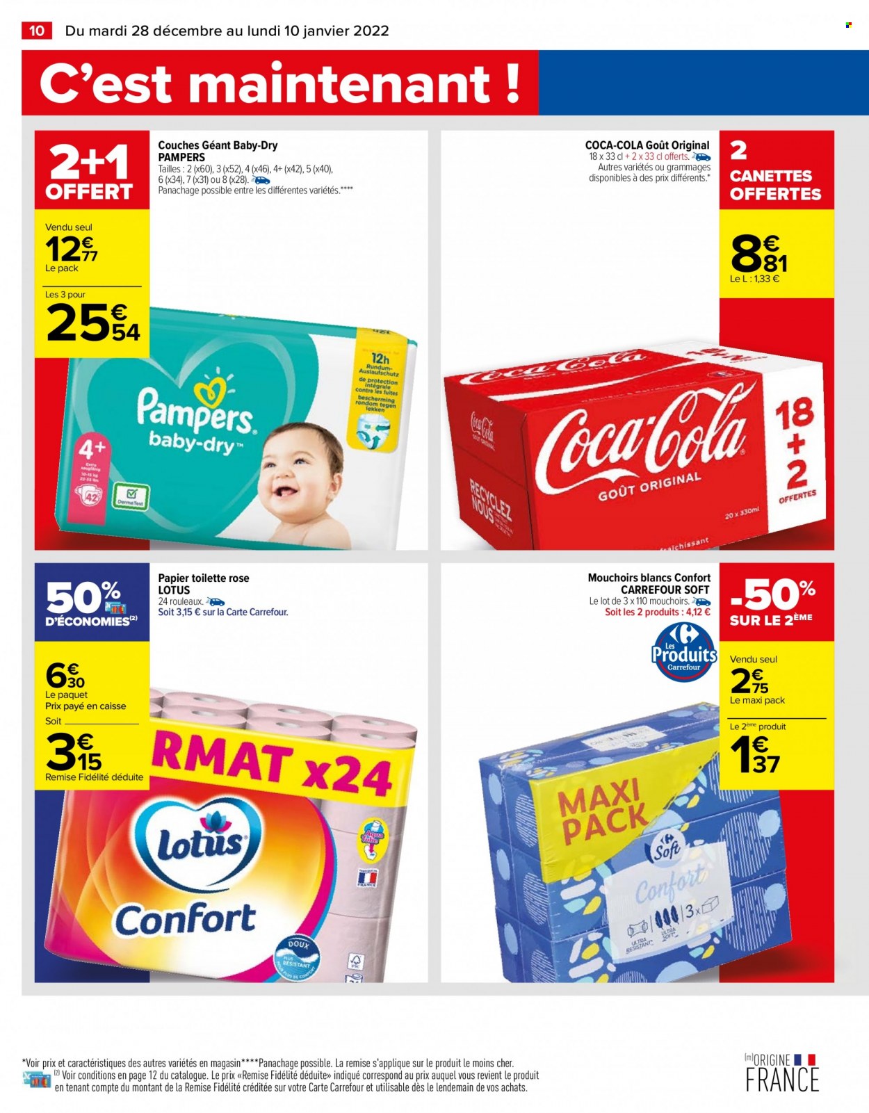 Catalogue Carrefour Hypermarchés - 28/12/2021 - 10/01/2022. Page 10