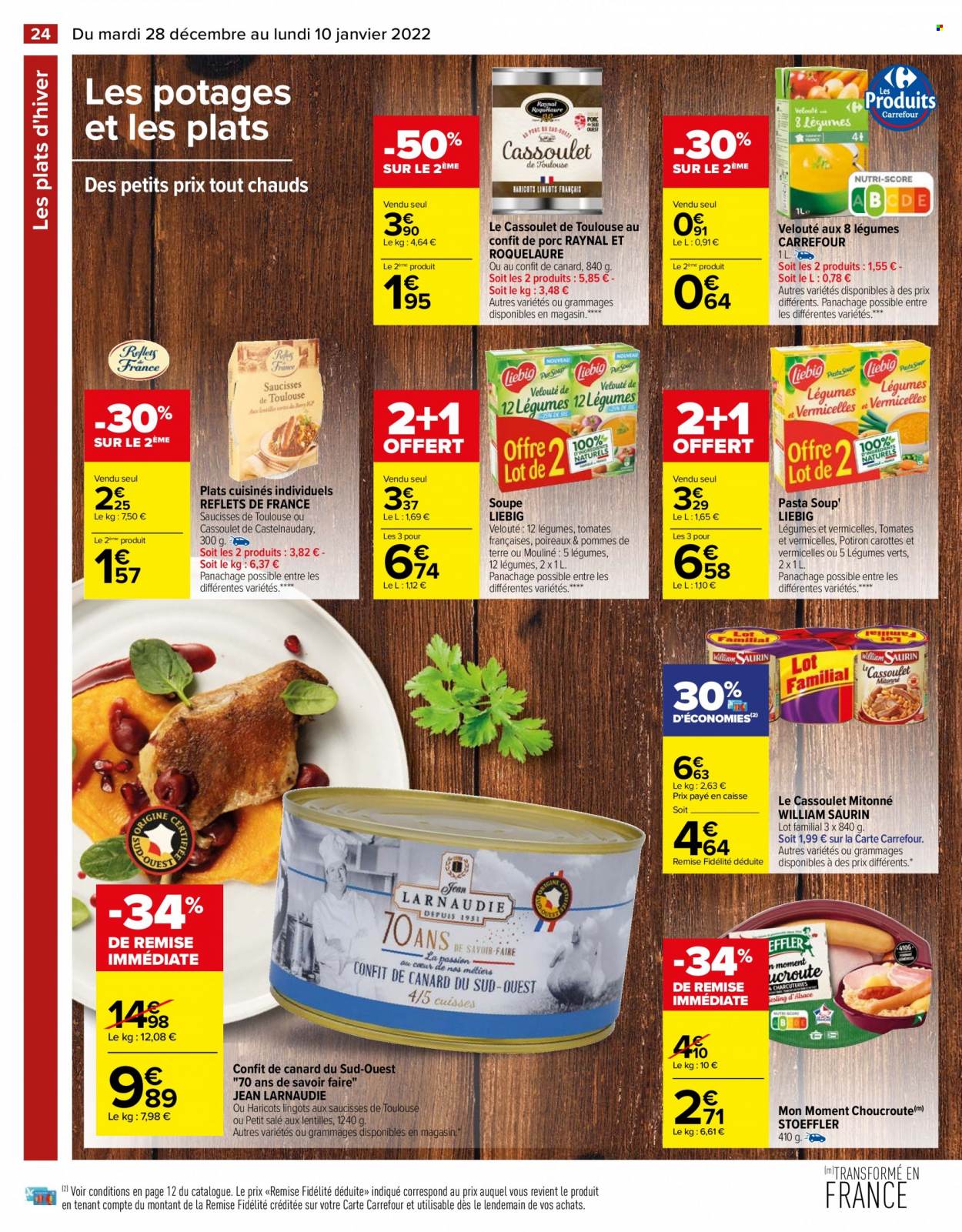 Catalogue Carrefour Hypermarchés - 28/12/2021 - 10/01/2022. Page 24