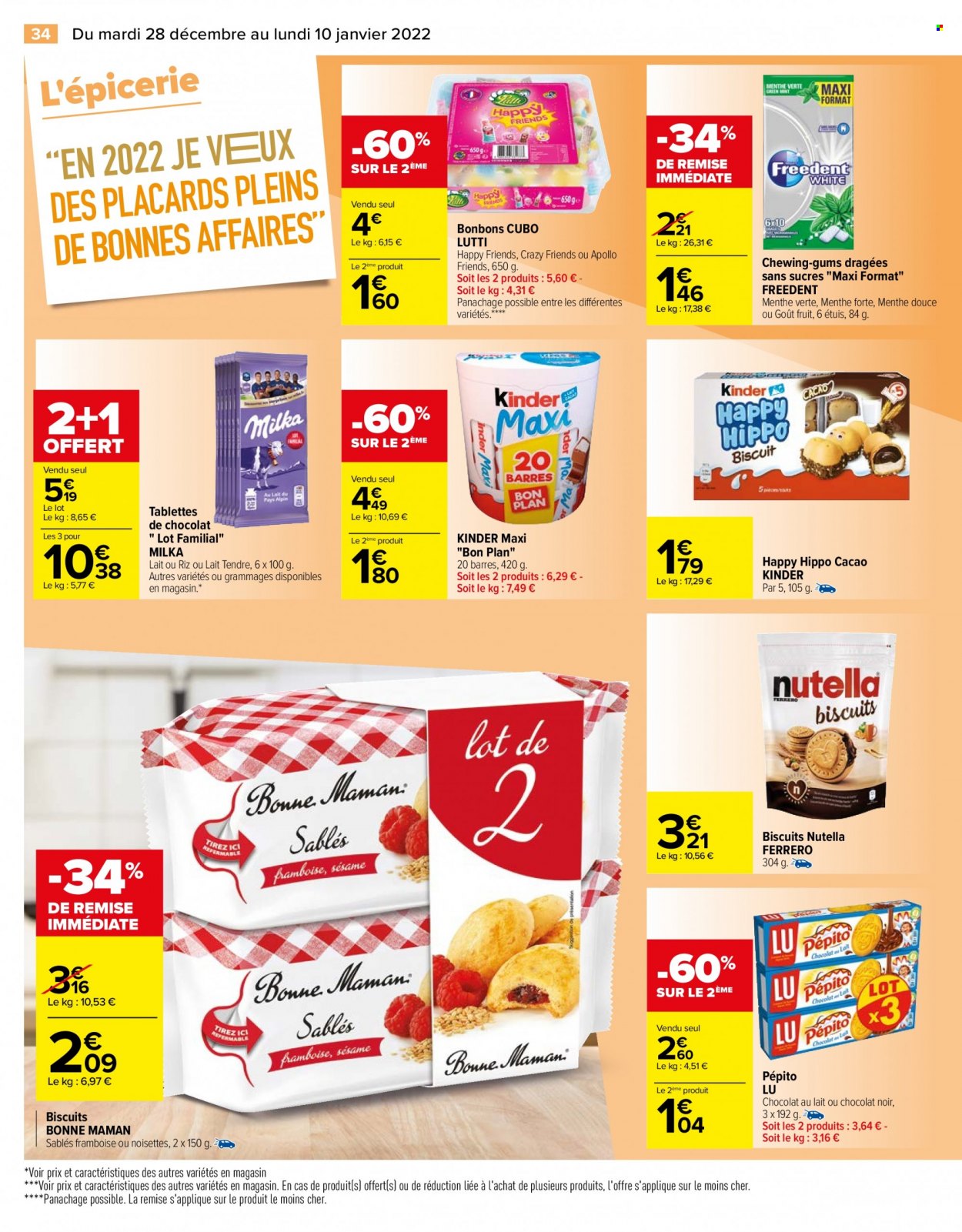 Catalogue Carrefour Hypermarchés - 28/12/2021 - 10/01/2022. Page 34