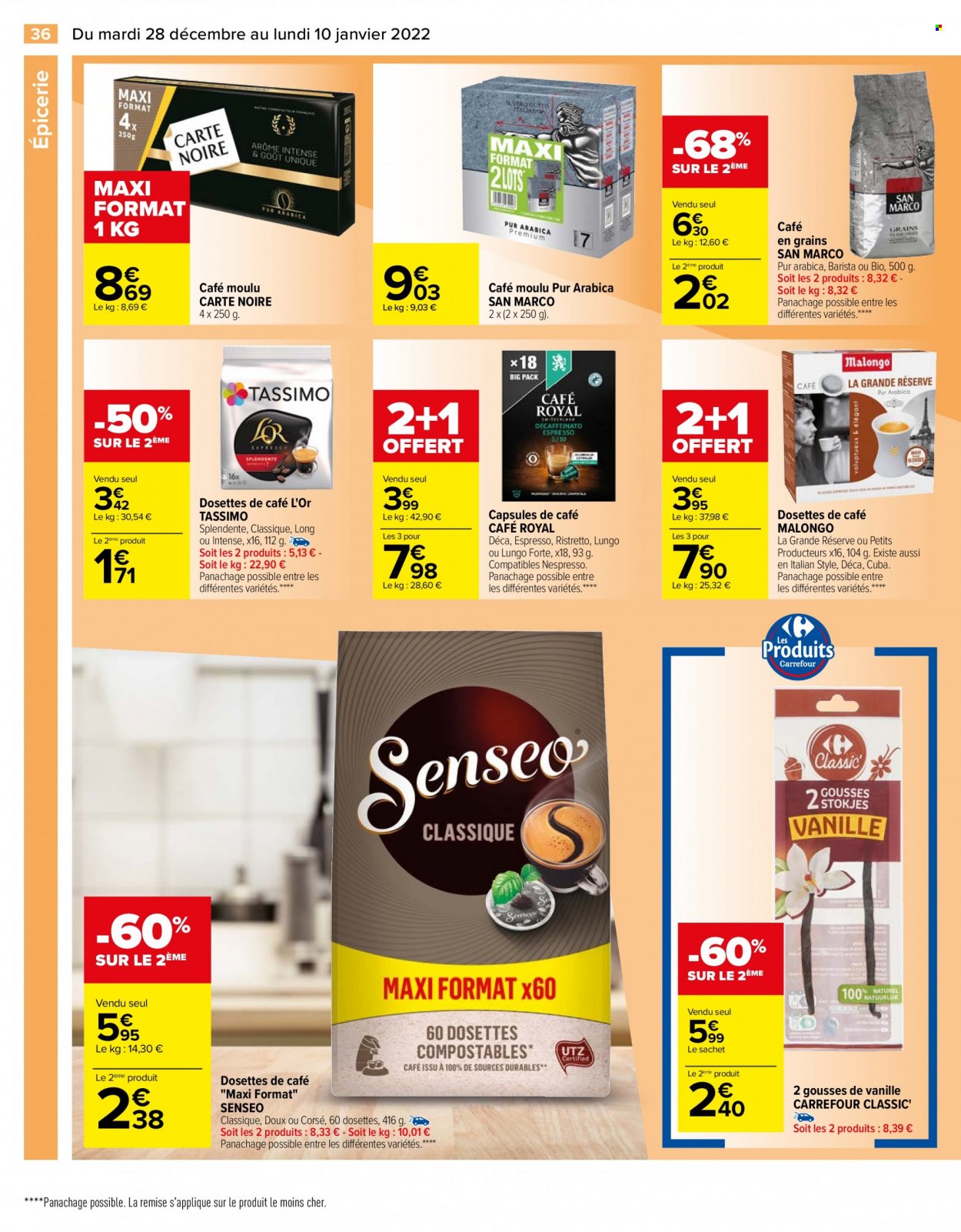 Catalogue Carrefour Hypermarchés - 28/12/2021 - 10/01/2022. Page 36