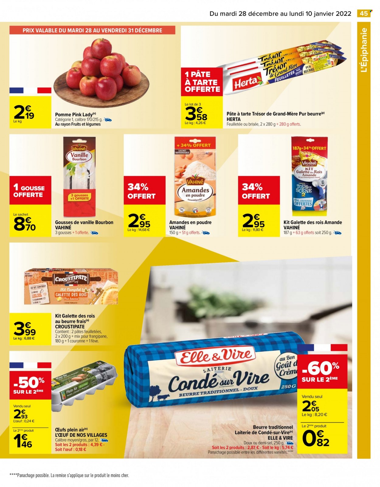 Catalogue Carrefour Hypermarchés - 28/12/2021 - 10/01/2022. Page 45