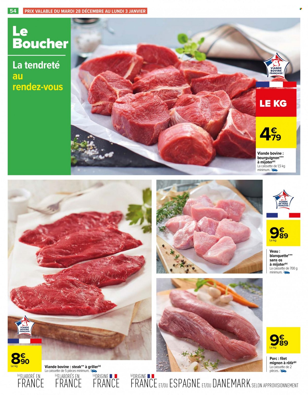 Catalogue Carrefour Hypermarchés - 28/12/2021 - 10/01/2022. Page 54