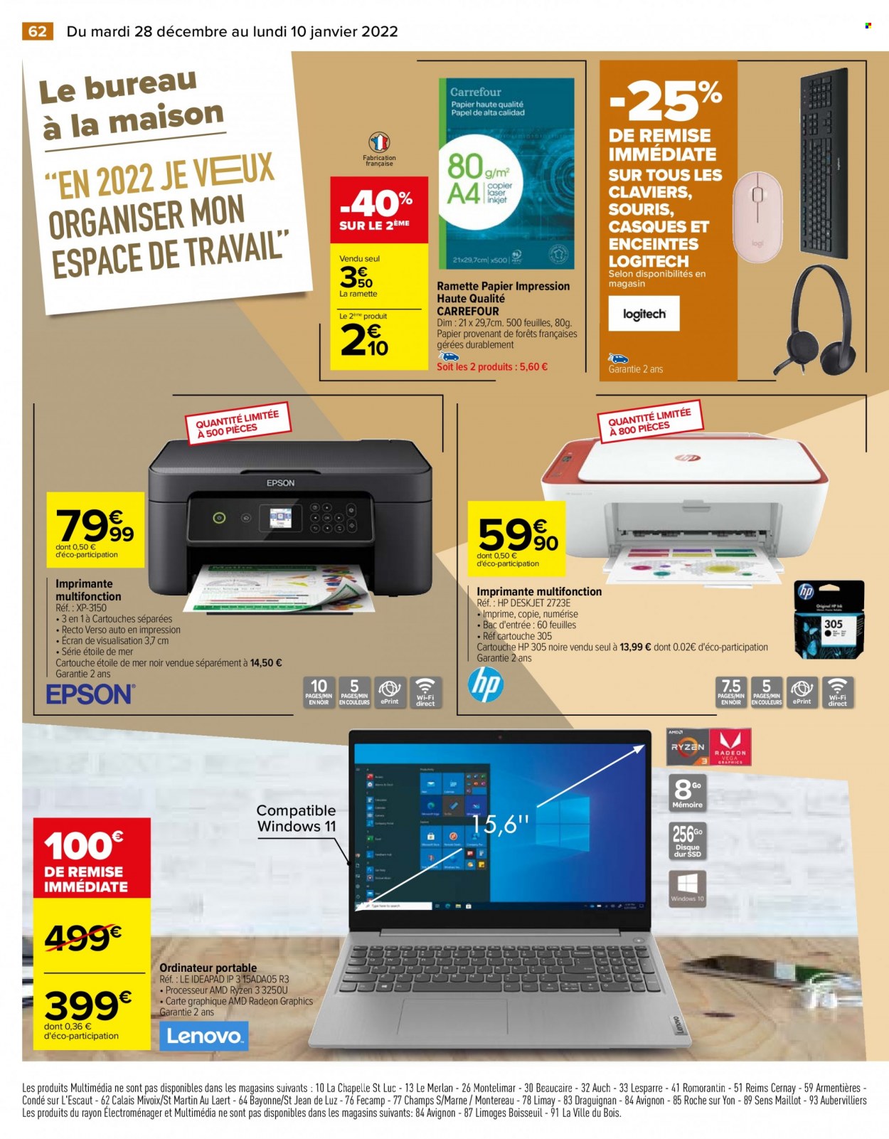 Catalogue Carrefour Hypermarchés - 28/12/2021 - 10/01/2022. Page 62
