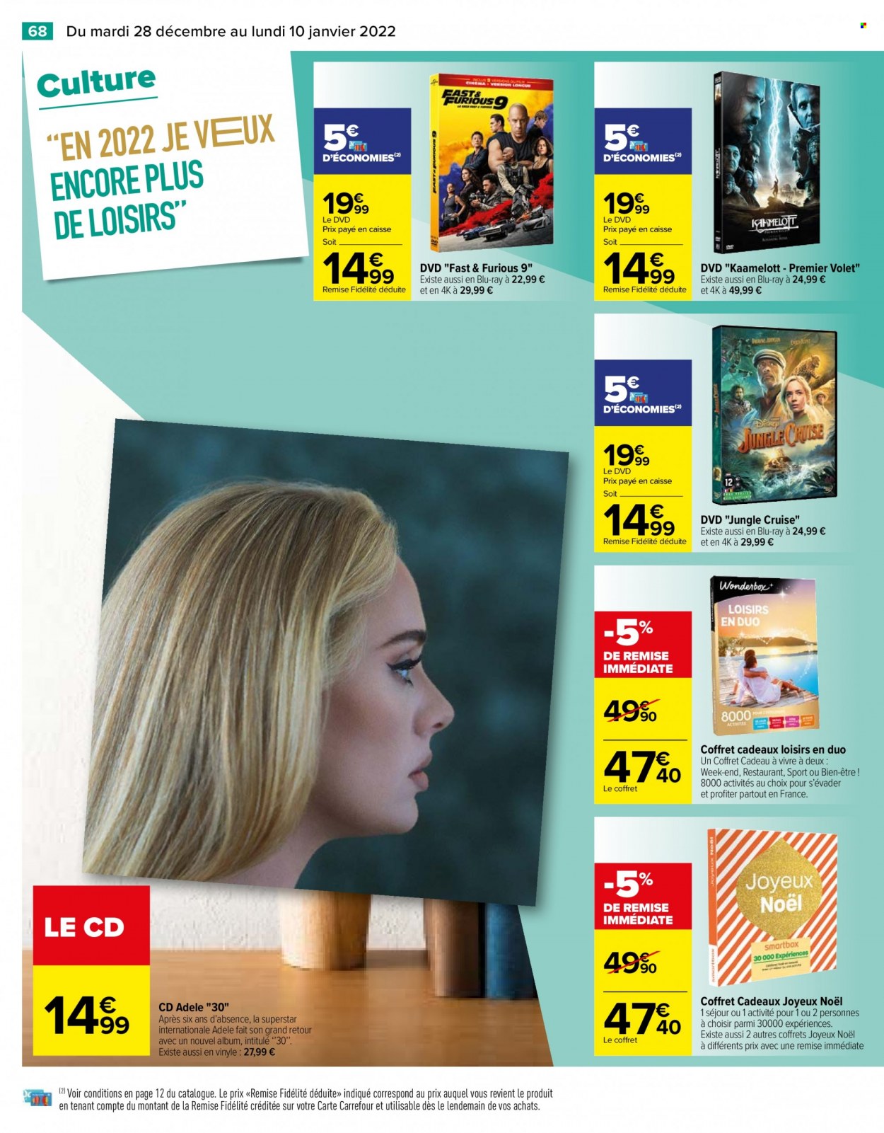 Catalogue Carrefour Hypermarchés - 28/12/2021 - 10/01/2022. Page 68
