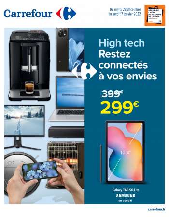 Catalogue Carrefour Hypermarchés - 28/12/2021 - 17/01/2022.