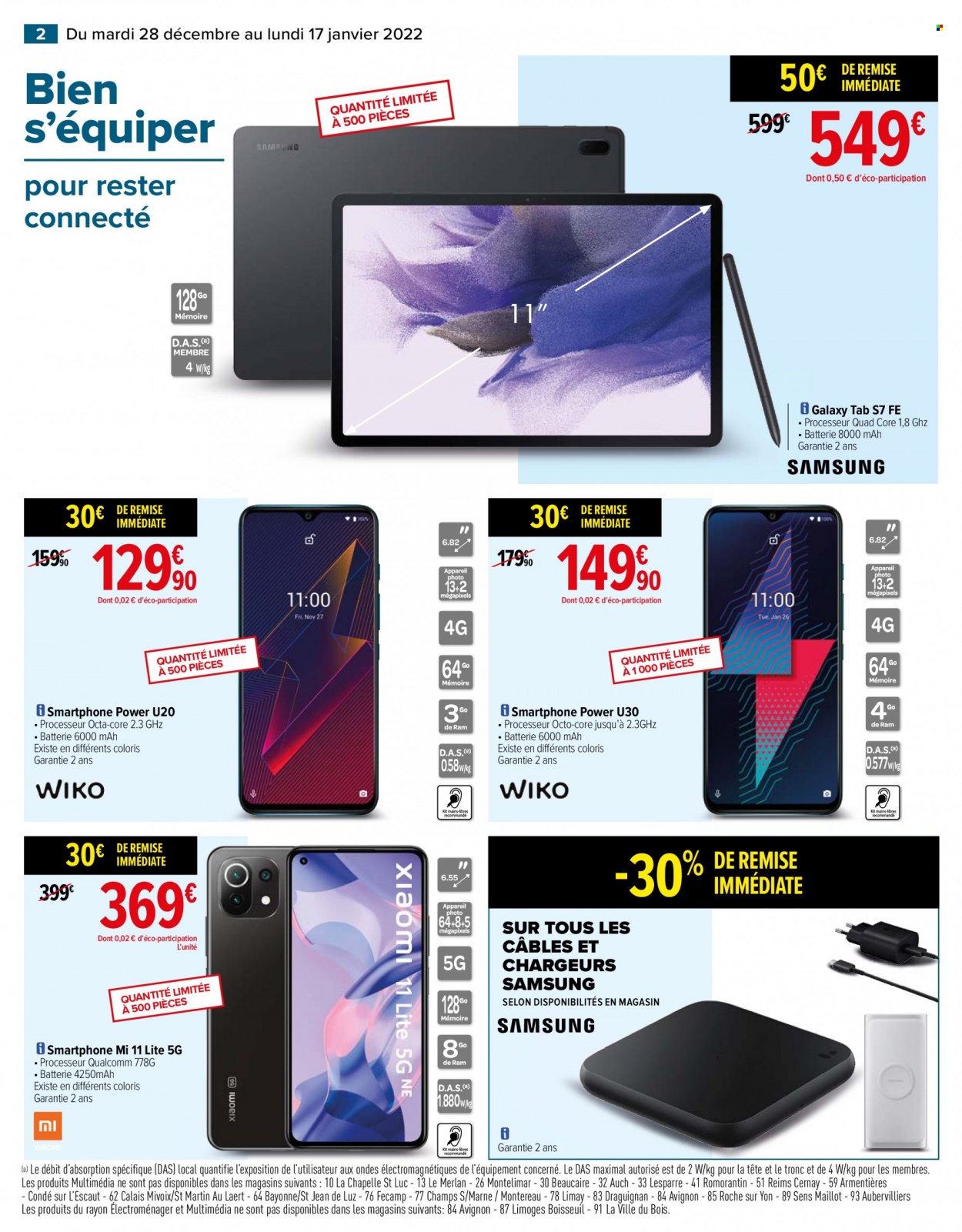 thumbnail - Catalogue Carrefour Hypermarchés - 28/12/2021 - 17/01/2022 - Produits soldés - Samsung. Page 2.