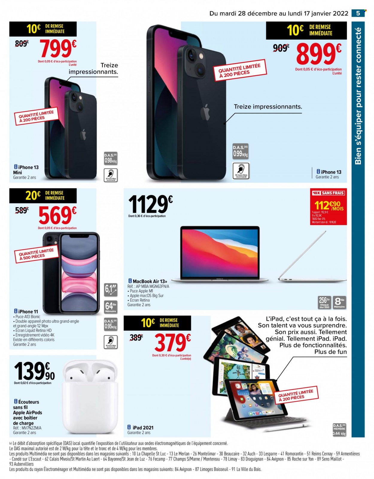 Catalogue Carrefour Hypermarchés - 28/12/2021 - 17/01/2022. Page 5