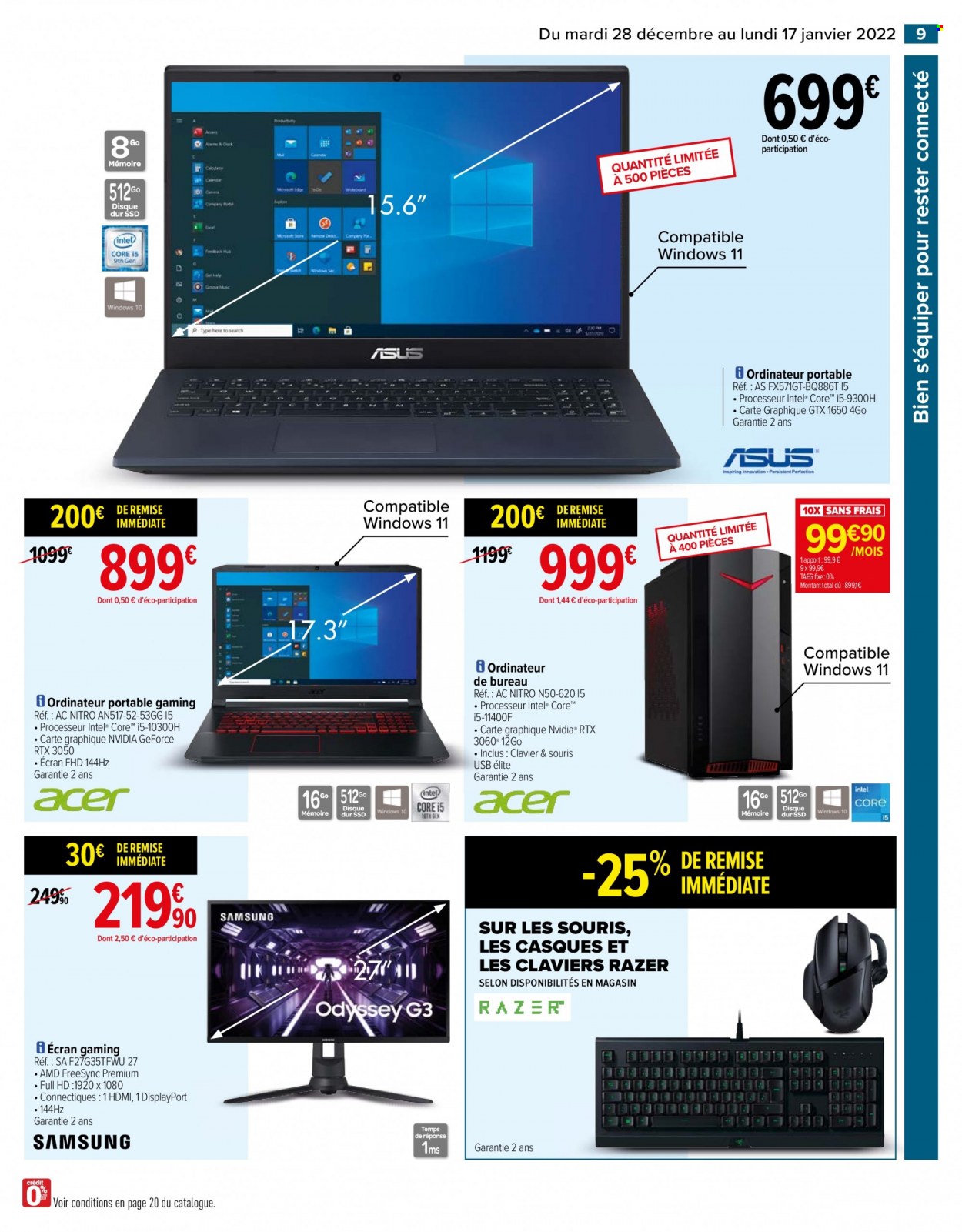 Catalogue Carrefour Hypermarchés - 28/12/2021 - 17/01/2022. Page 9