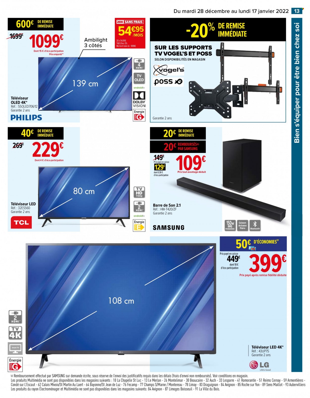 Catalogue Carrefour Hypermarchés - 28/12/2021 - 17/01/2022. Page 13