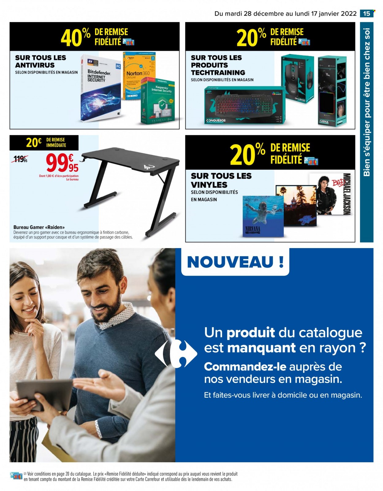 Catalogue Carrefour Hypermarchés - 28/12/2021 - 17/01/2022. Page 15