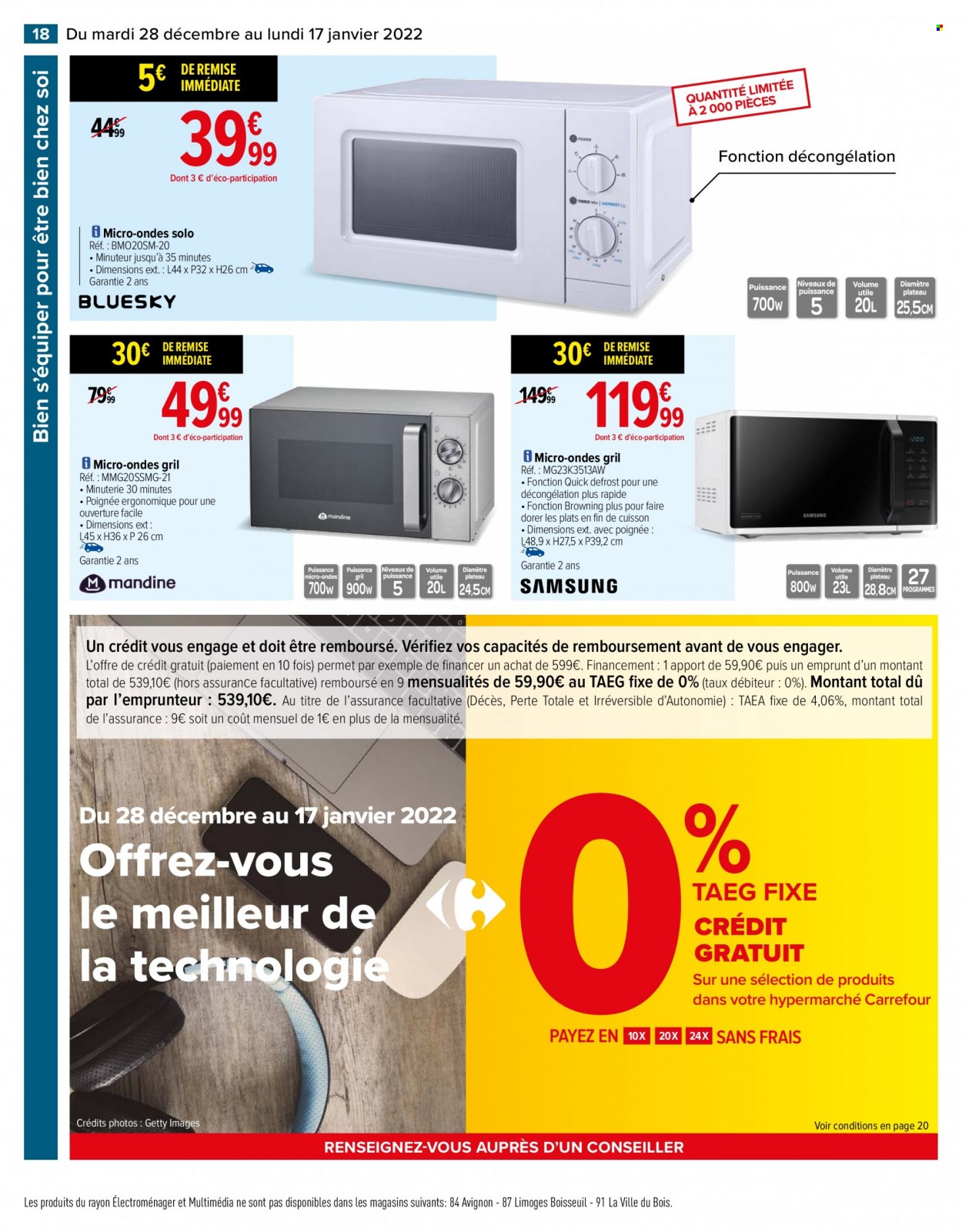Catalogue Carrefour Hypermarchés - 28/12/2021 - 17/01/2022. Page 18
