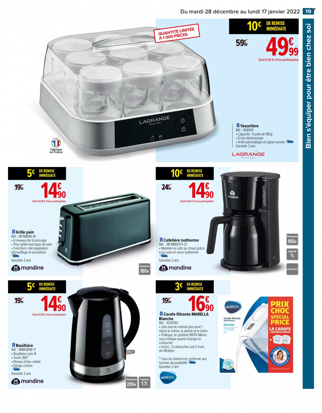 Catalogue Carrefour Hypermarchés - 28/12/2021 - 17/01/2022. Page 19