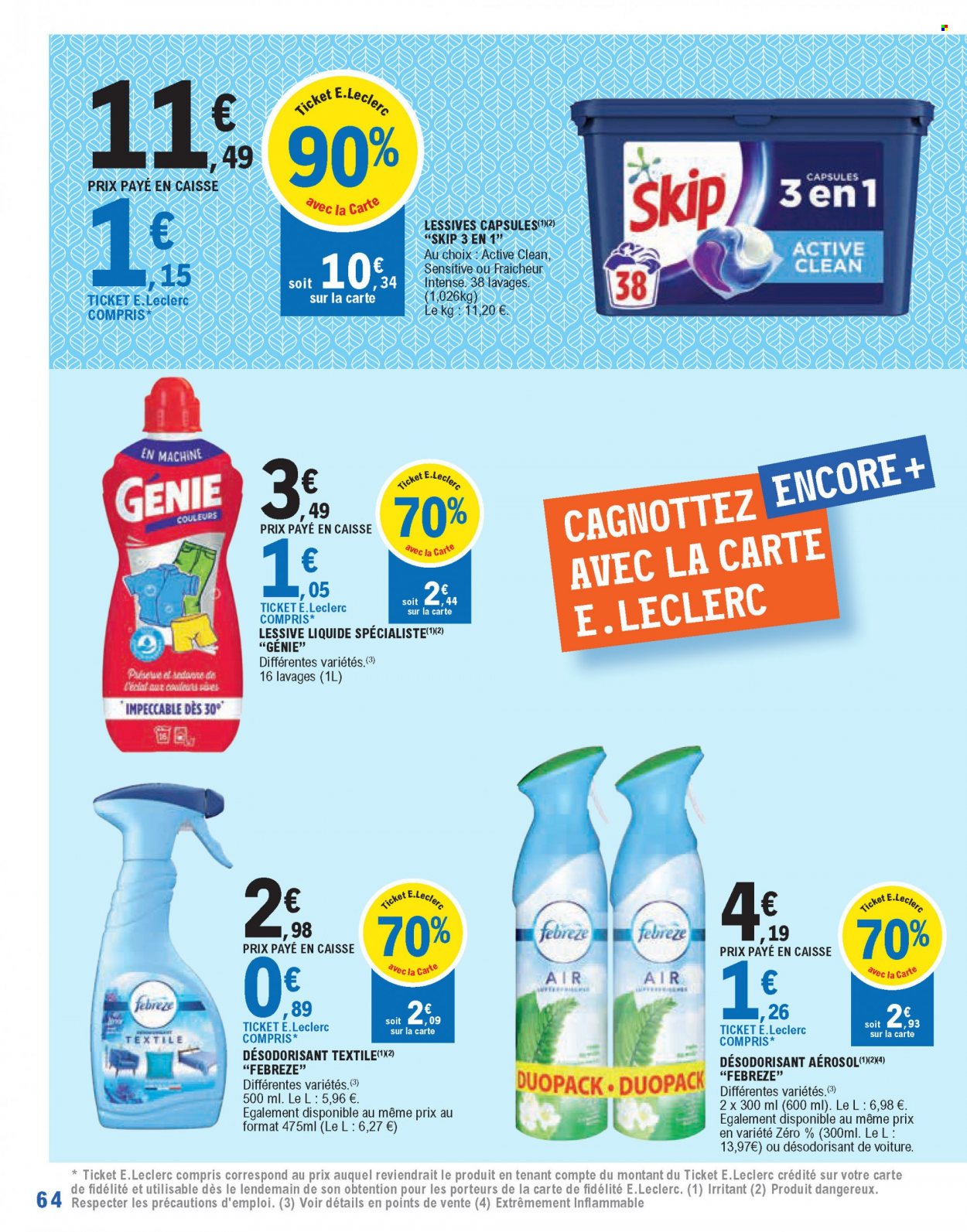 Catalogue E.Leclerc - 28/12/2021 - 08/01/2022. Page 64