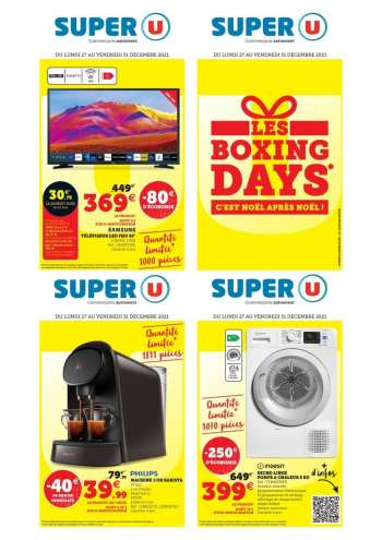 Catalogue SUPER U - 27/12/2021 - 31/12/2021.
