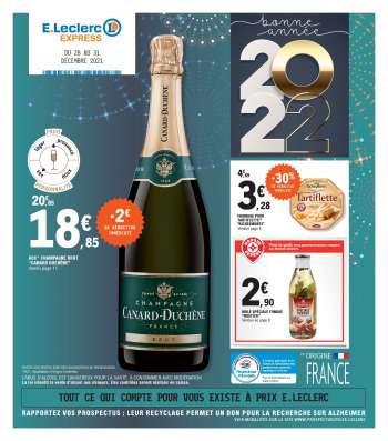 Catalogue E.Leclerc - 28/12/2021 - 31/12/2021.
