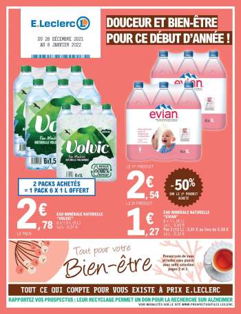 Catalogue E.Leclerc - 28/12/2021 - 08/01/2022.