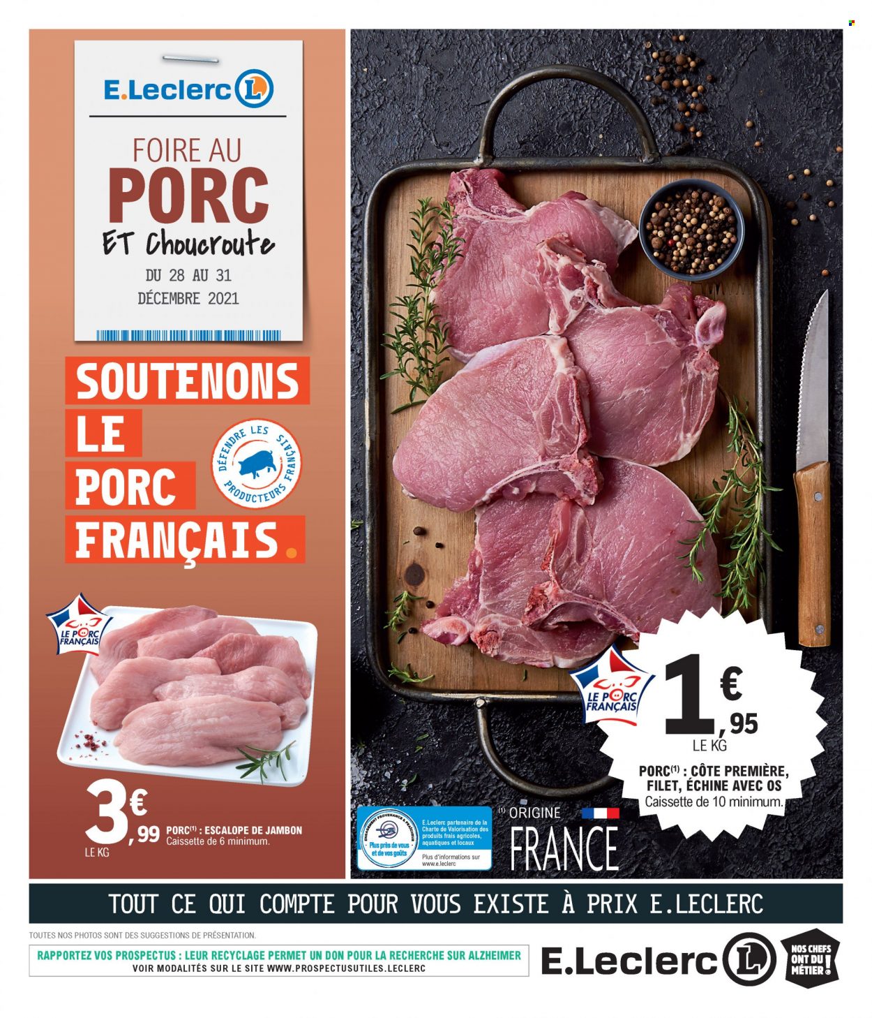 Catalogue E.Leclerc - 28/12/2021 - 31/12/2021. Page 1