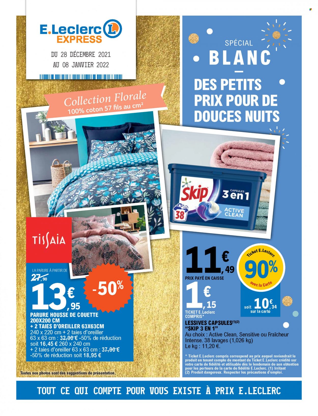Catalogue E.Leclerc - 28/12/2021 - 08/01/2022. Page 1