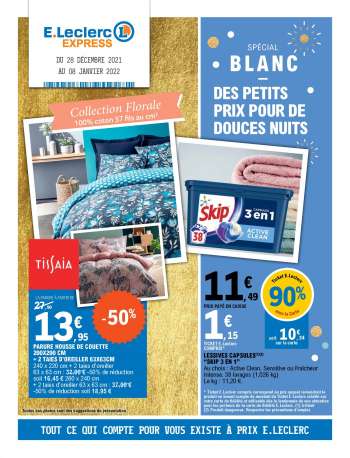 Catalogue E.Leclerc - 28/12/2021 - 08/01/2022.