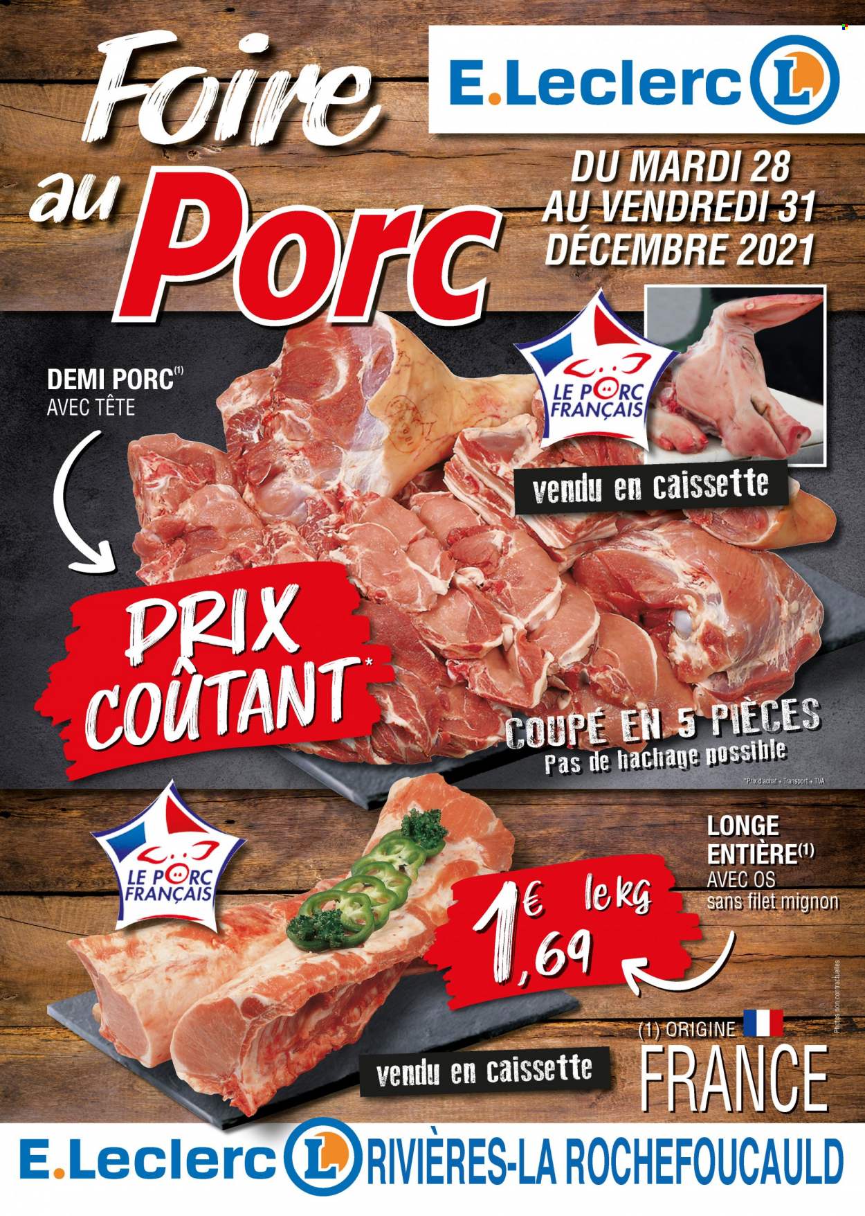 Catalogue E.Leclerc - 28/12/2021 - 31/12/2021. Page 1