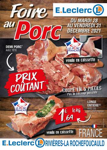 Catalogue E.Leclerc - 28/12/2021 - 31/12/2021.
