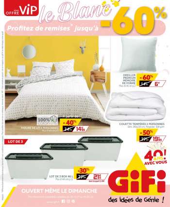 Catalogue GiFi - 28/12/2021 - 05/01/2022.