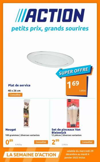 Catalogue Action - 29/12/2021 - 04/01/2022.