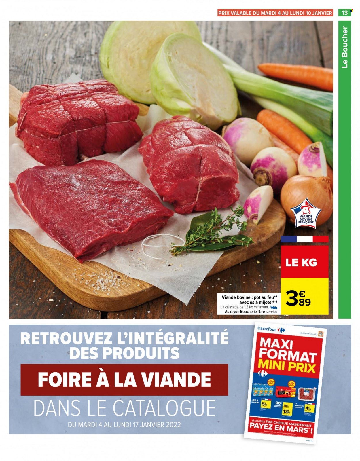 Catalogue Carrefour Hypermarchés - 04/01/2022 - 17/01/2022. Page 13