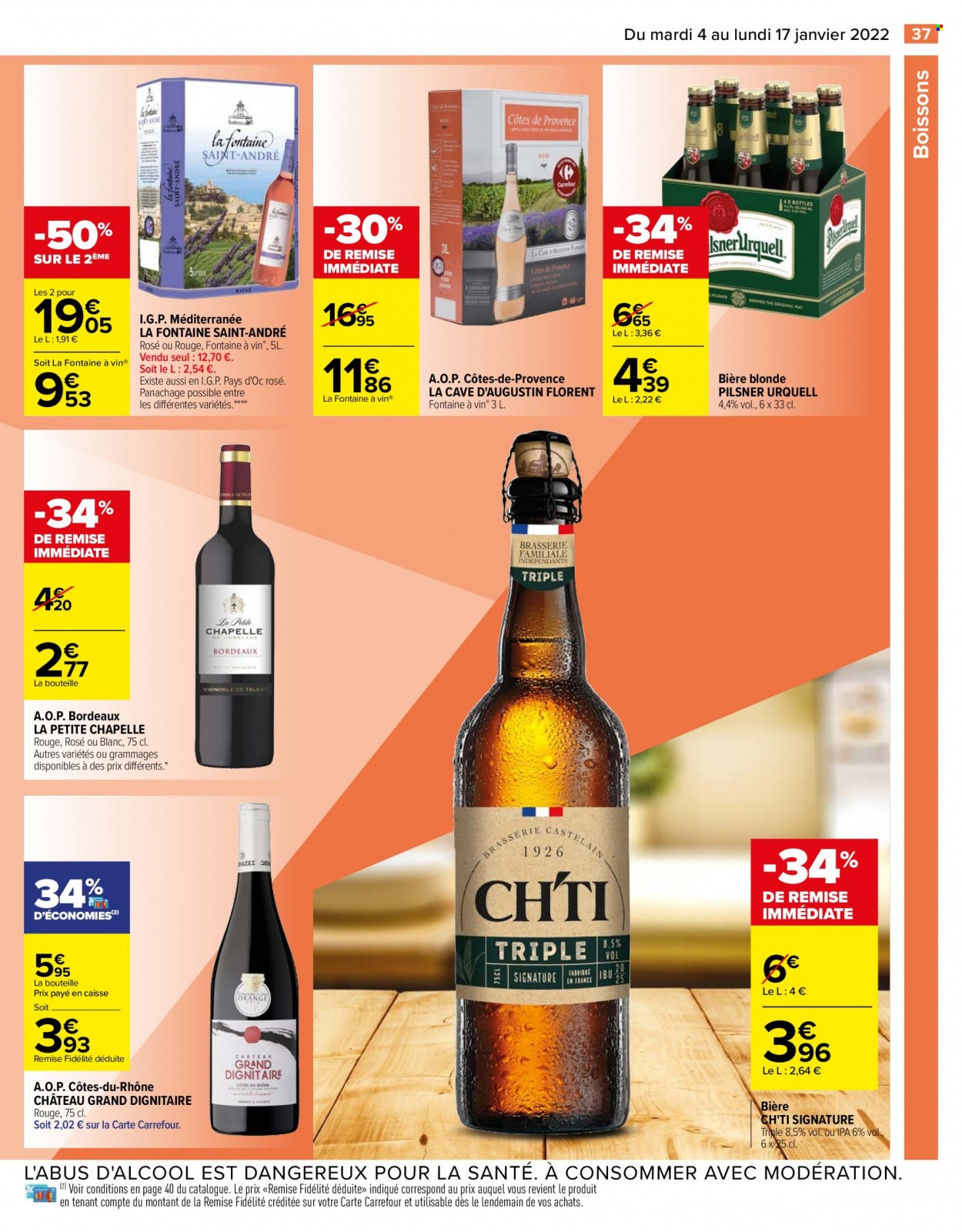 Catalogue Carrefour Hypermarchés - 04/01/2022 - 17/01/2022. Page 37