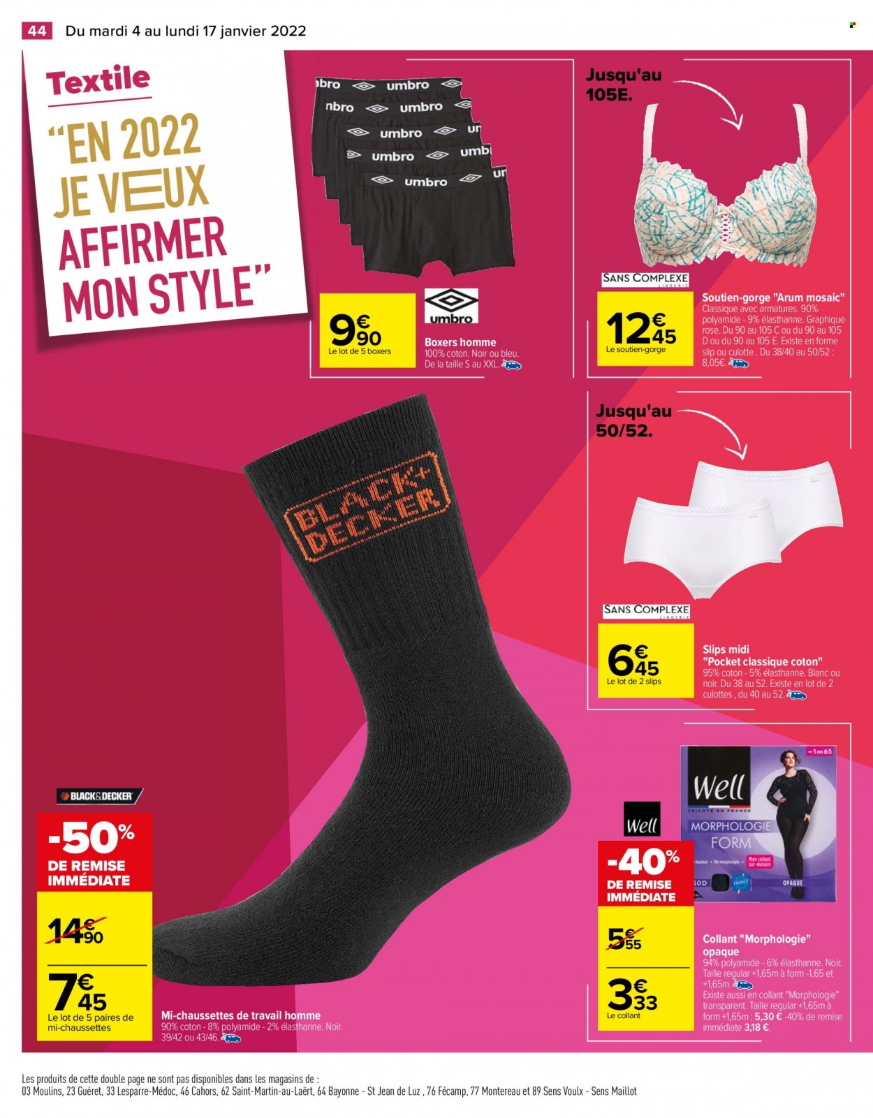 Catalogue Carrefour Hypermarchés - 04/01/2022 - 17/01/2022. Page 44