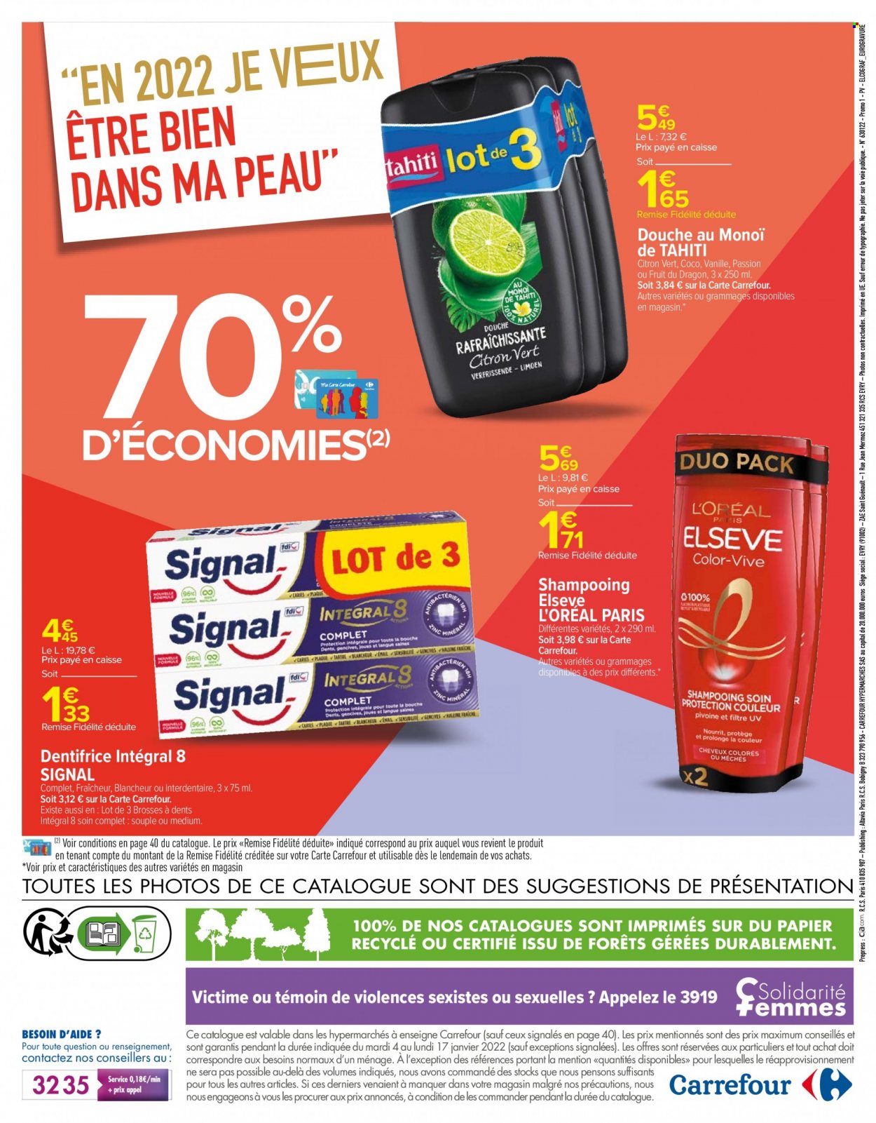 Catalogue Carrefour Hypermarchés - 04/01/2022 - 17/01/2022. Page 72