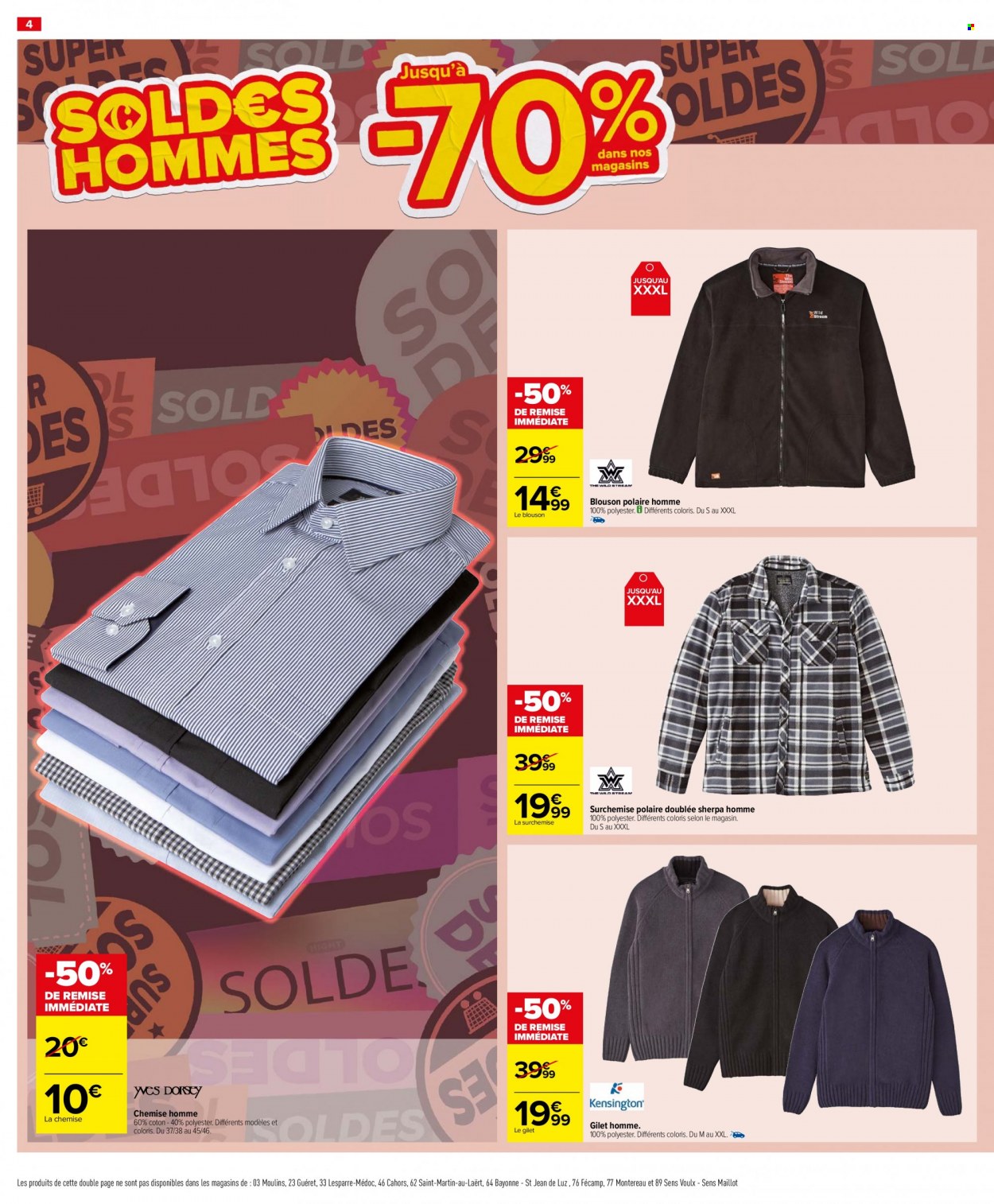 thumbnail - Catalogue Carrefour Hypermarchés - 12/01/2022 - 08/02/2022 - Produits soldés - blouson. Page 4.