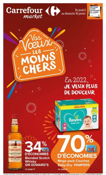 Catalogue Carrefour Market - 06/01/2022 - 16/01/2022.