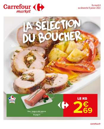 Catalogue Carrefour Market - 04/01/2022 - 09/01/2022.