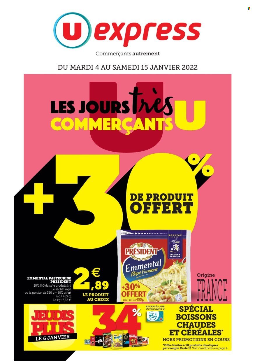 Catalogue U express - 04/01/2022 - 15/01/2022. Page 1