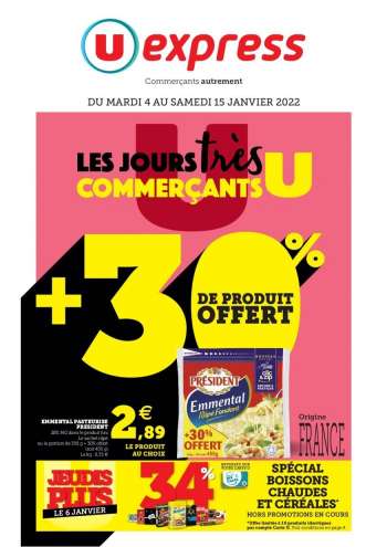 Catalogue U express - 04/01/2022 - 15/01/2022.