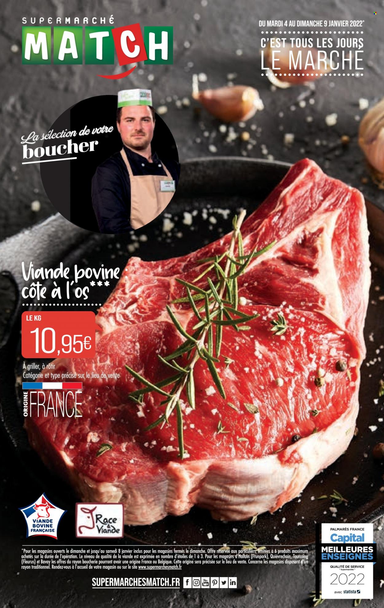 Catalogue Supermarché Match - 04/01/2022 - 09/01/2022. Page 1