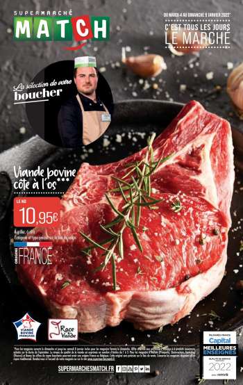 Catalogue Supermarché Match - 04/01/2022 - 09/01/2022.