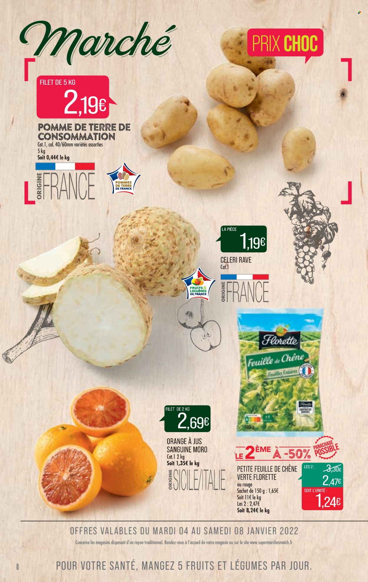 Catalogue Supermarché Match - 04/01/2022 - 09/01/2022. Page 8
