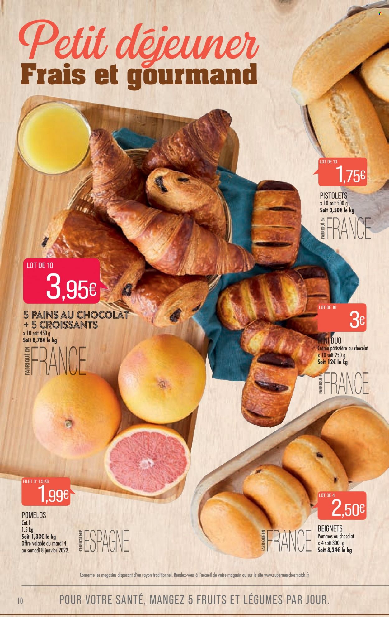 Catalogue Supermarché Match - 04/01/2022 - 09/01/2022. Page 10