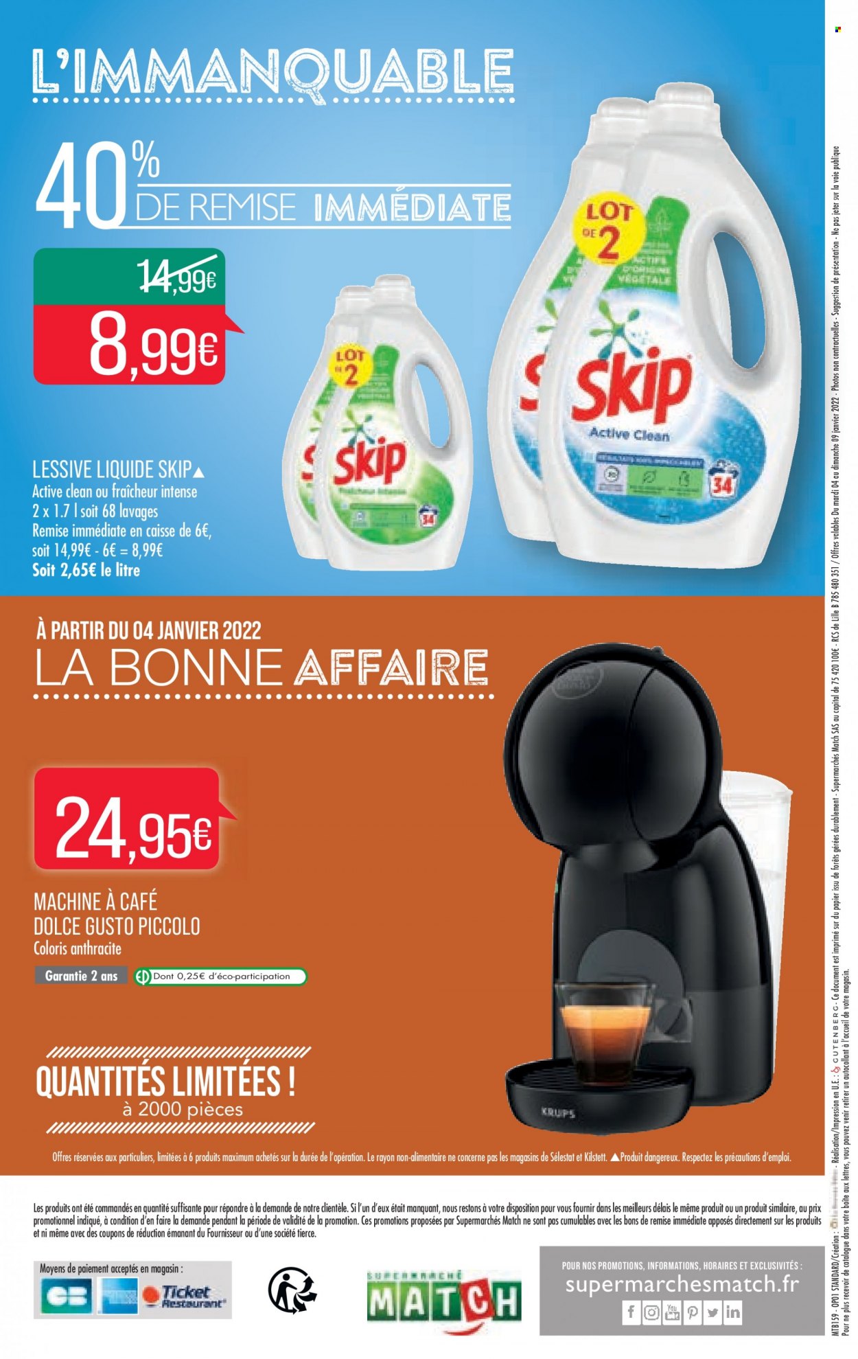 Catalogue Supermarché Match - 04/01/2022 - 09/01/2022. Page 28