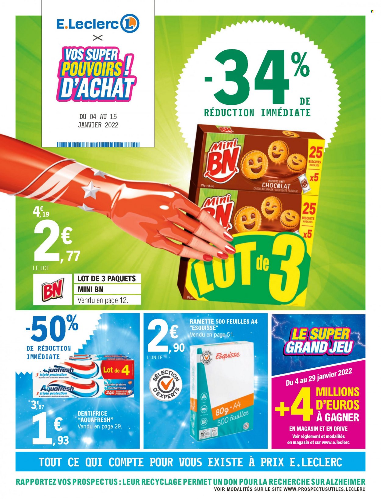 Catalogue E.Leclerc - 04/01/2022 - 15/01/2022. Page 1