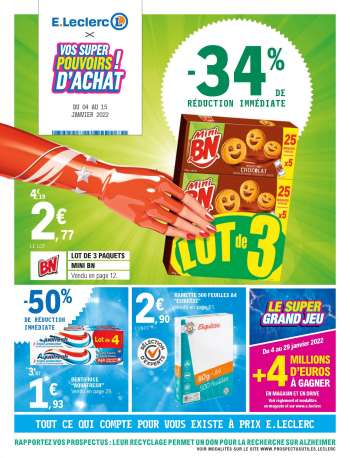 Catalogue E.Leclerc - 04/01/2022 - 15/01/2022.