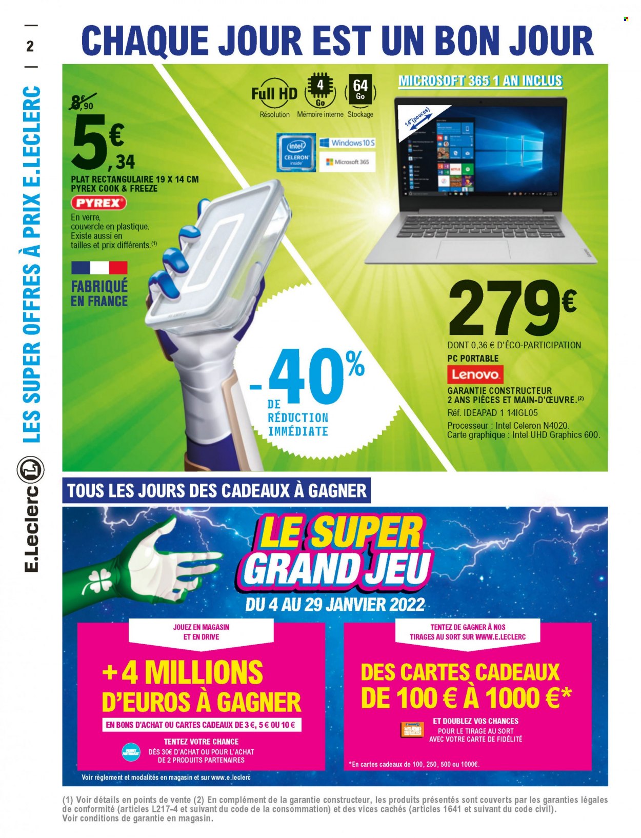 Catalogue E.Leclerc - 04/01/2022 - 15/01/2022. Page 2